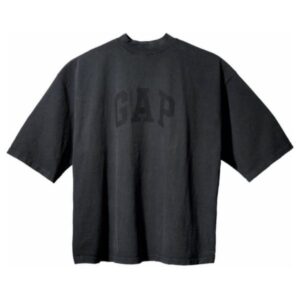 Yeezy Gap Engineered By Balenciaga Dove Black T-Shirt